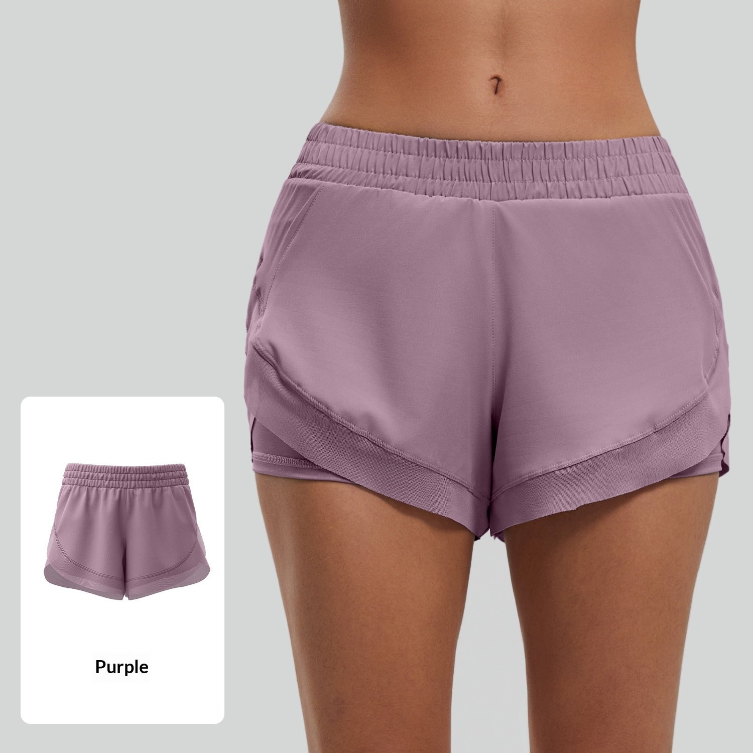Workout Fitness Shorts, Seamless Bare-feel Yoga Shorts With Pockets - T&amp;A enterprises