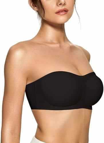 Womens Strapless Push-up Bandeau Bra - T&amp;A enterprises