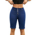 Casual Summer Button-Fly Stretch Denim Shorts - T&A enterprises