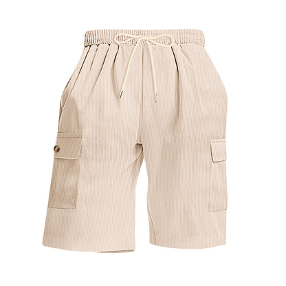 Mens Corduroy Multi-Pocket Shorts For Sports - T&amp;A enterprises
