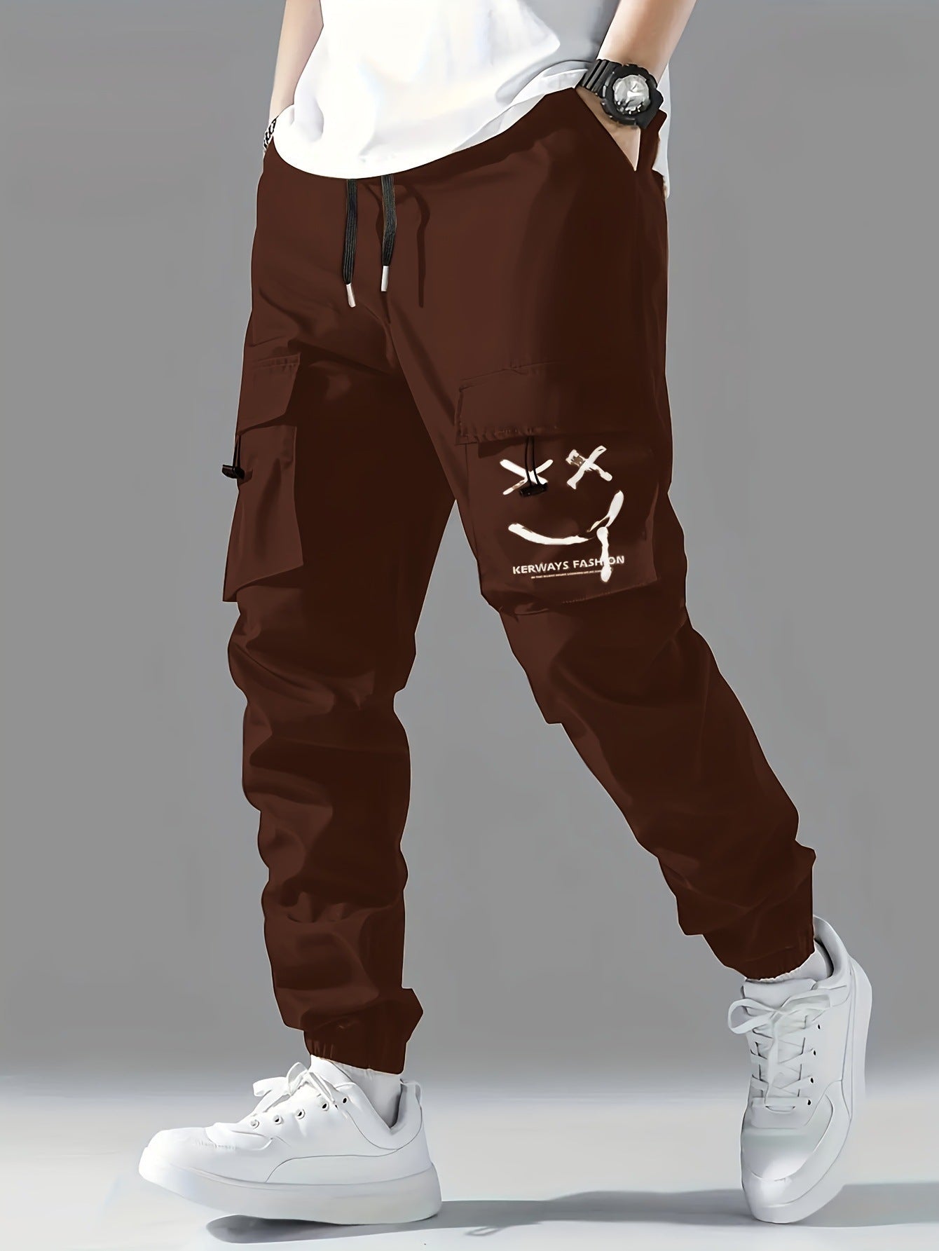 Straight Ankle Tied Wear-resistant Overalls Casual Pants - T&amp;A enterprises