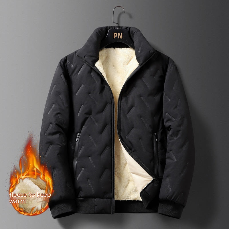 Berber Fleece Cotton Coat Fleece-lined Thickened Cold Protection Warm Winter - T&amp;A enterprises