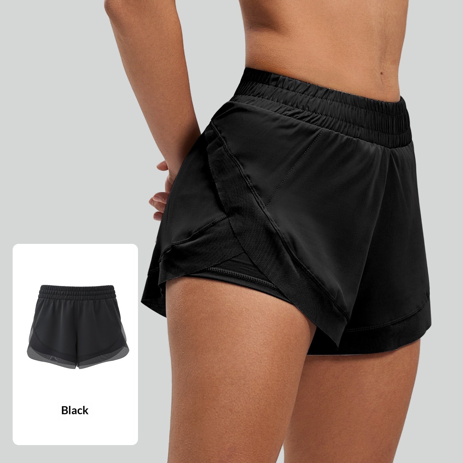 Workout Fitness Shorts, Seamless Bare-feel Yoga Shorts With Pockets - T&amp;A enterprises