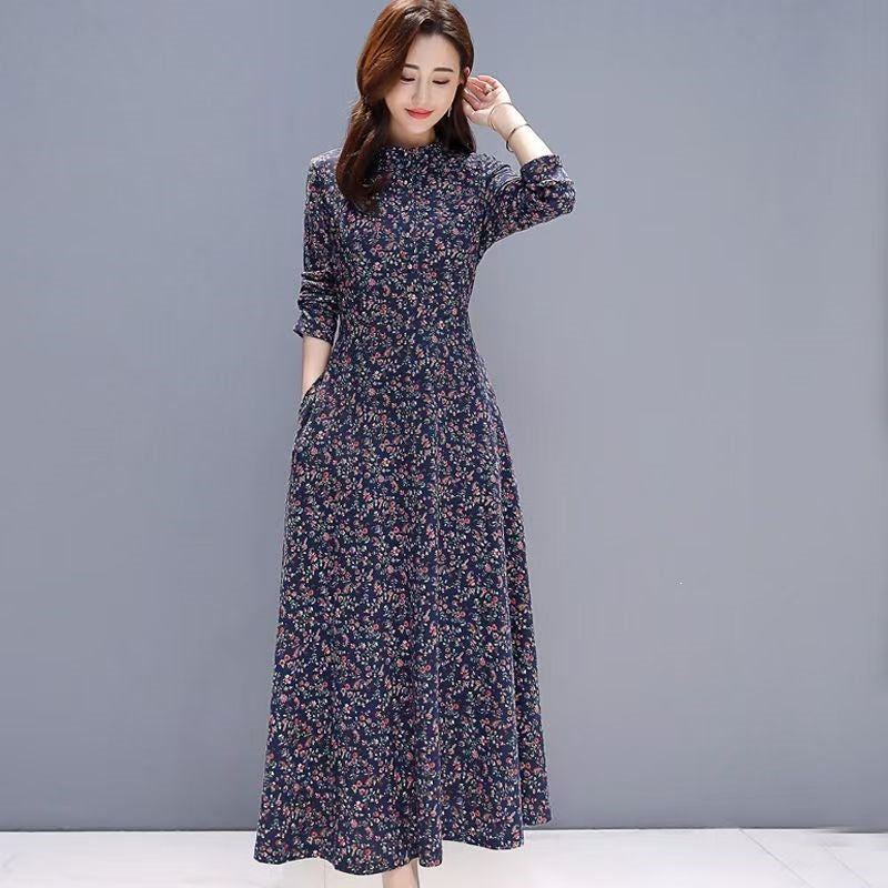 Luxury Chic Long-sleeve Dress For Affluent Women - T&amp;A enterprises