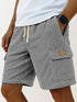 Versatile 3D Bag Mens Drawstring Corduroy Side-Pocket Shorts - T&A enterprises