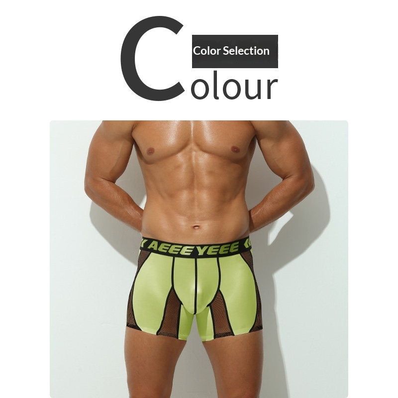 Mens Long Boxer Briefs Chafe-resistant Four-way Stretch Boxer Briefs Chafe-resistant - T&amp;A enterprises