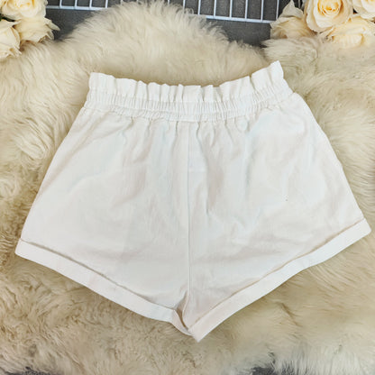 Womens Solid-Colored Loose All-Match Casual Cotton-Linen Shorts - T&amp;A enterprises