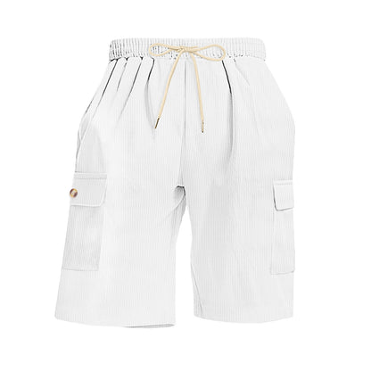 Mens Corduroy Multi-Pocket Shorts For Sports - T&amp;A enterprises