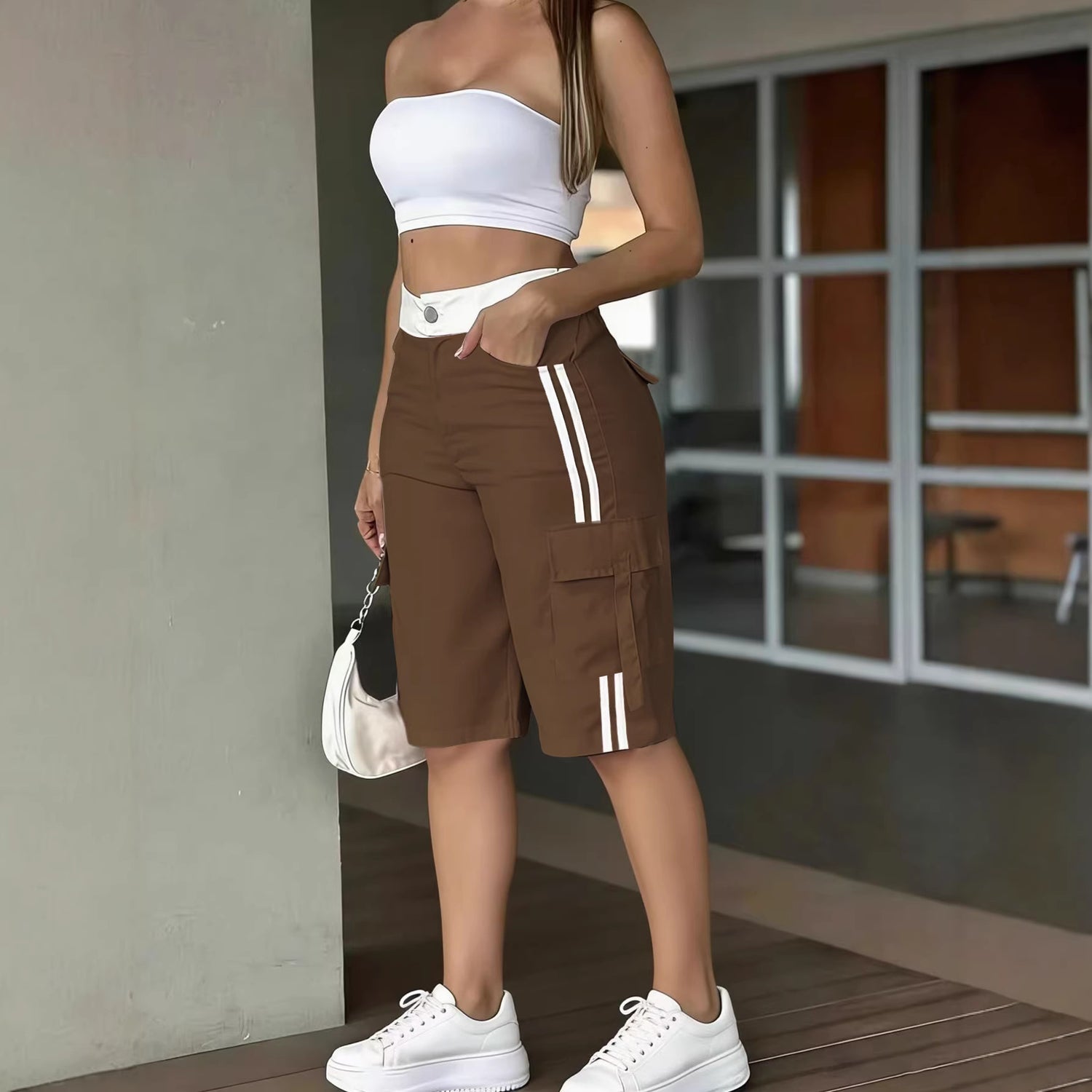 Casual European And American-style Womens High-waisted Pants - T&amp;A enterprises