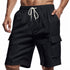 Loose Sports And Leisure Solid Color Linen Drawstring Shorts - T&A enterprises