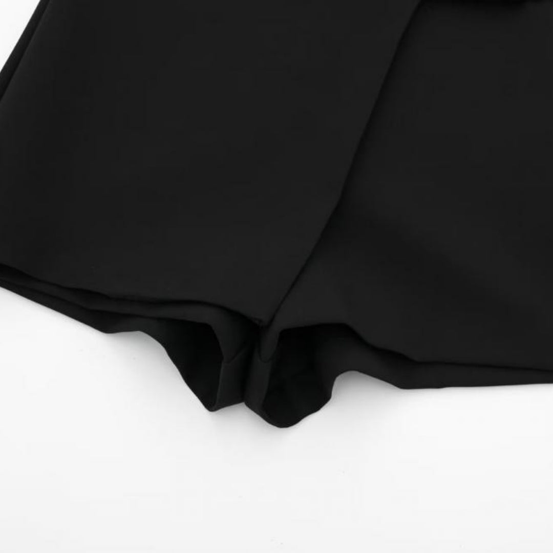 French-style Asymmetrical High-waisted Casual Shorts - T&amp;A enterprises