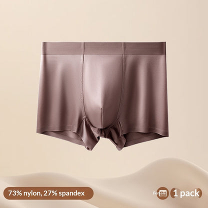 Light Luxury Satin Ice Silk High-End  Silk Antibacterial Mens Underwear - T&amp;A enterprises