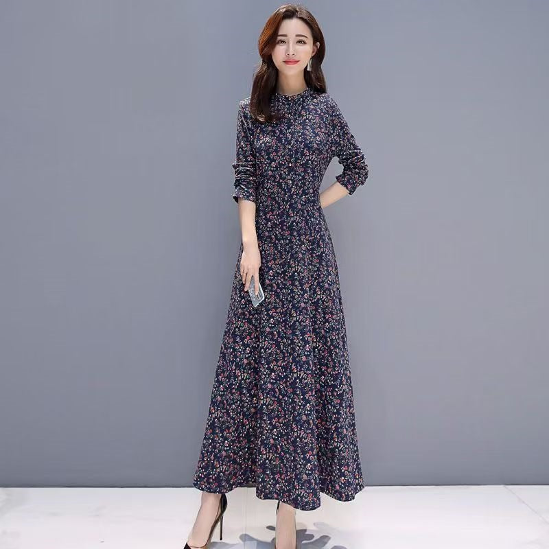 Luxury Chic Long-sleeve Dress For Affluent Women - T&amp;A enterprises